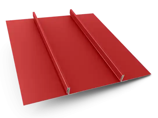 Snap-Clad metal panel