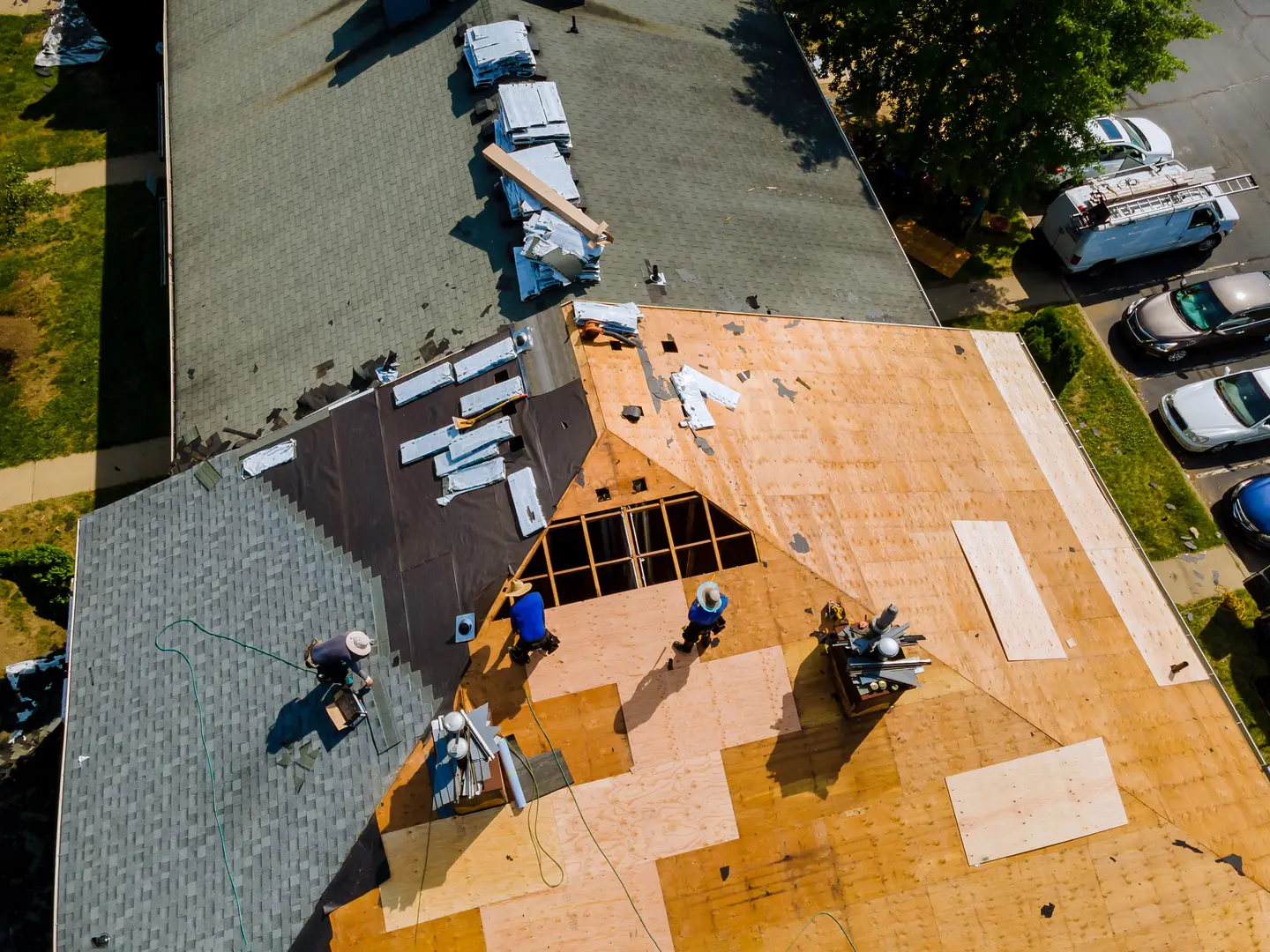 Residential roof replacement